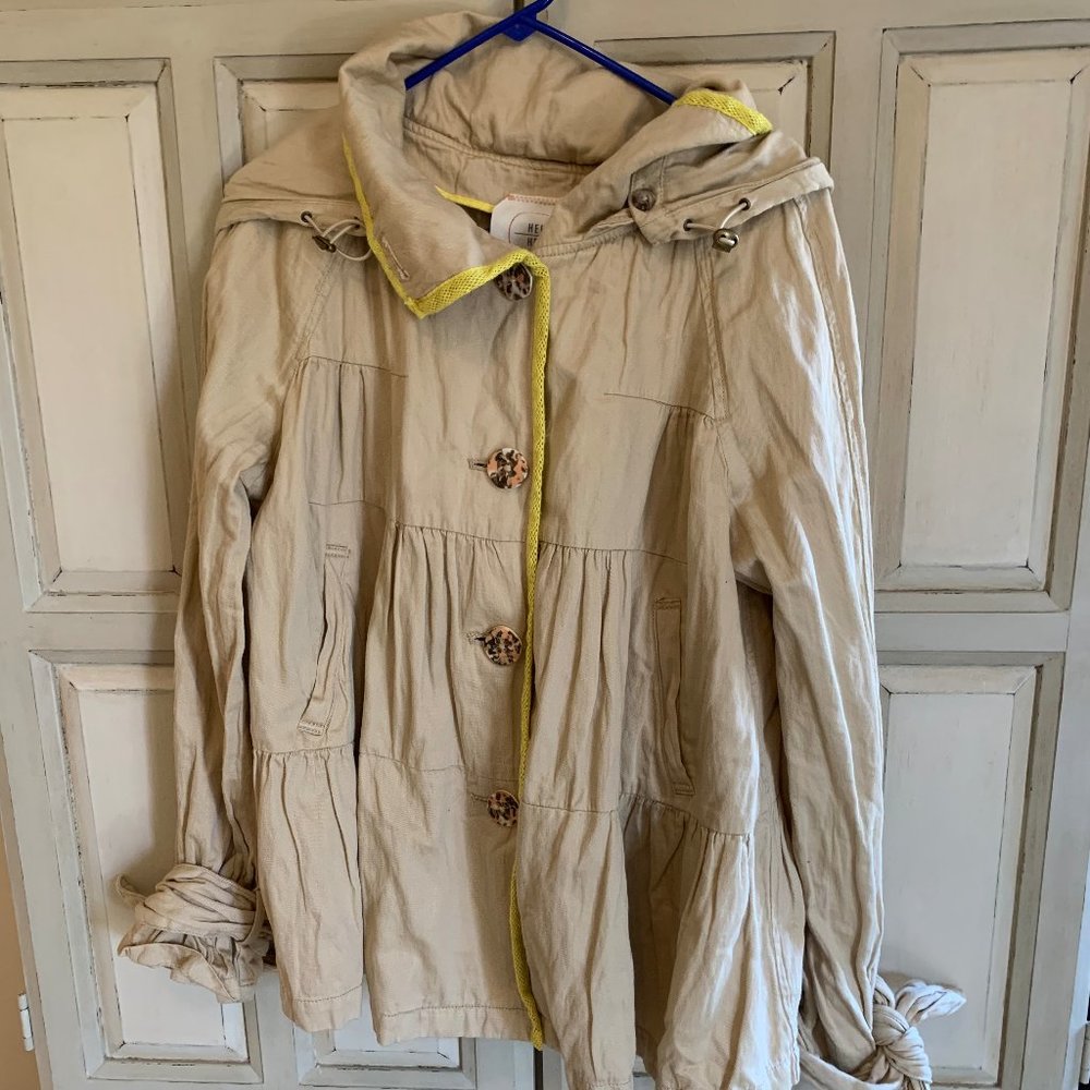 Anthropologie tiered swing trench